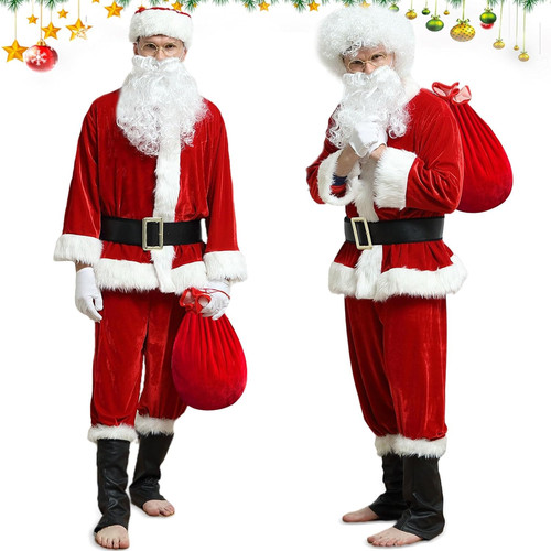 Costume babbo natale uomo - costume,