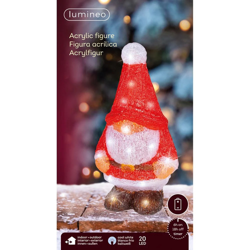 Gnomo vestito babbo natale - vestito,