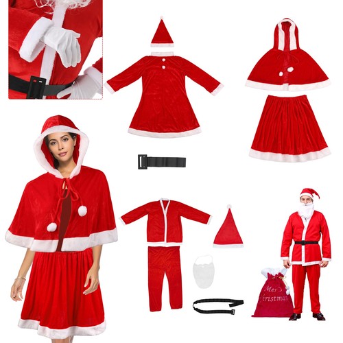Costume completo babbo natale - completo,