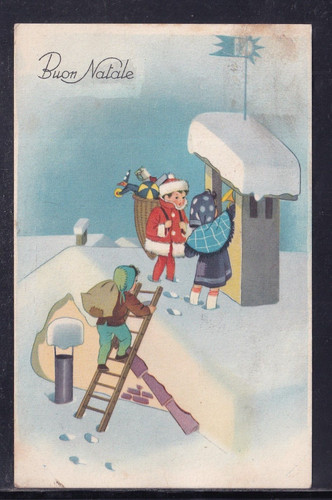 Cartolina buon natale bambino - cartolina,