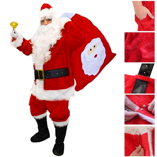 Costume babbo natale deluxe - costume,